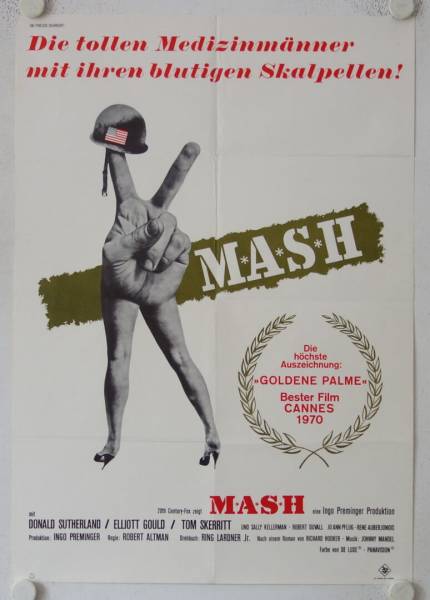 MASH originales deutsches Filmplakat